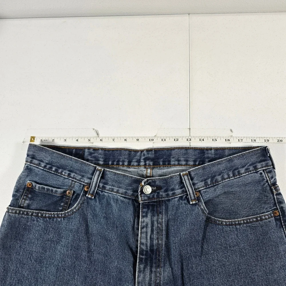 Levis 550‎ Relaxed Fit Tapered Leg Blue Denim Jeans Mens 38x30 Medium Wash